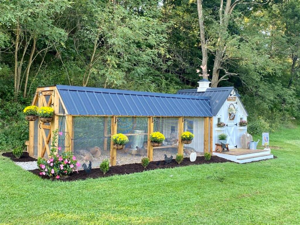 Un couple construit un poulailler de rêve dans sa cour