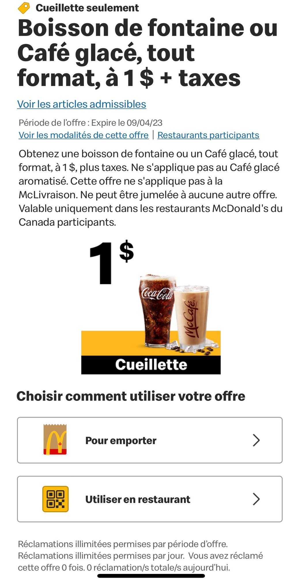 McDonald's ramène la promo préférée de tous les Québécois
