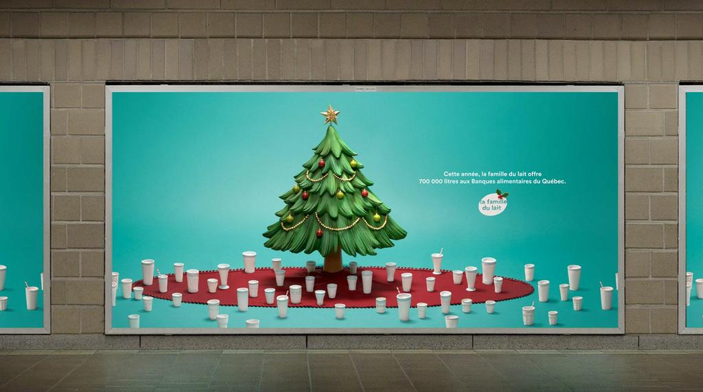Le lait dévoile enfin ses nouvelles publicités de Noël qu'on attendait avec impatience.