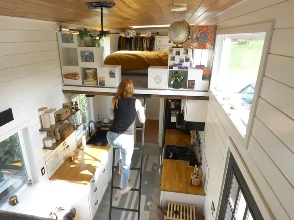 Cette jeune femme de 23 ans a passé 2 ans à construire la petite maison de ses rêves
