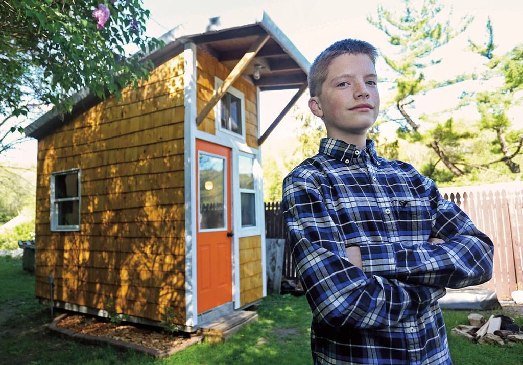 Un garçon de 13 ans a construit une petite maison avec seulement 1 500 $
