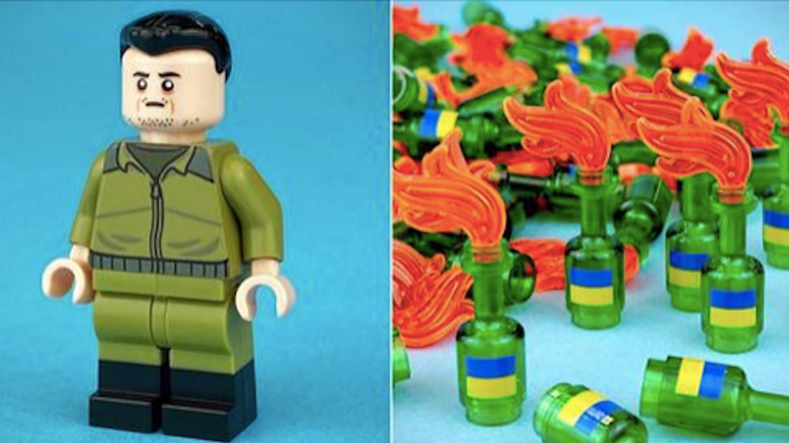 Un LEGO Volodymyr Zelensky lève plus de 16 000$ en 24 heures