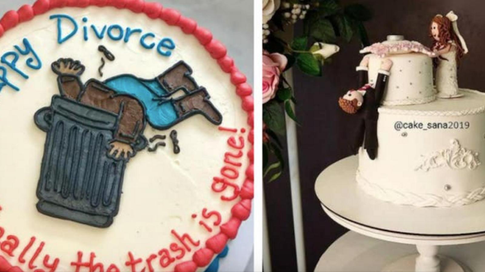 10 gâteaux pour célébrer... un divorce!