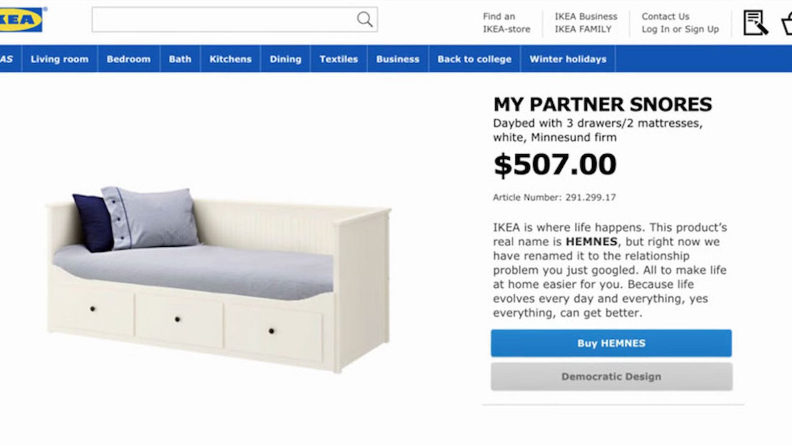 IKEA a renommé certains de ses produits en se basant sur les recherches populaires sur Google