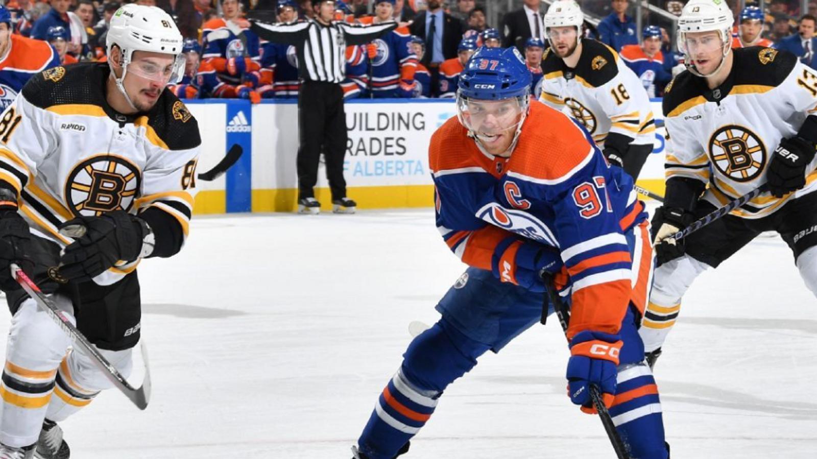 Oilers say they're going to take revenge on Bruins! 