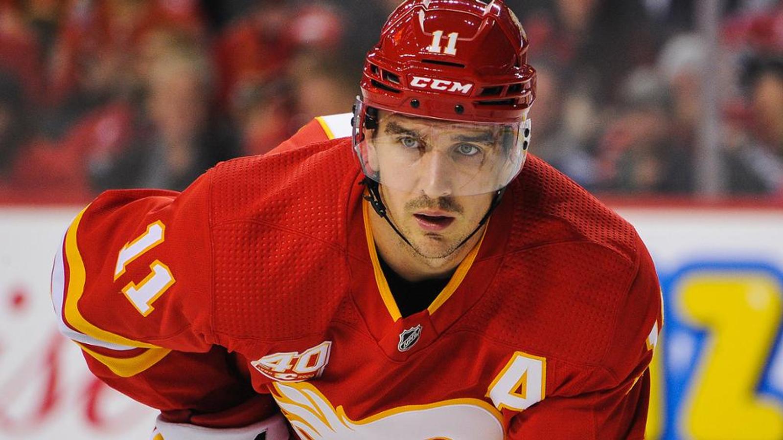 Flames' Mikael Backlund trolls Jets over losing 