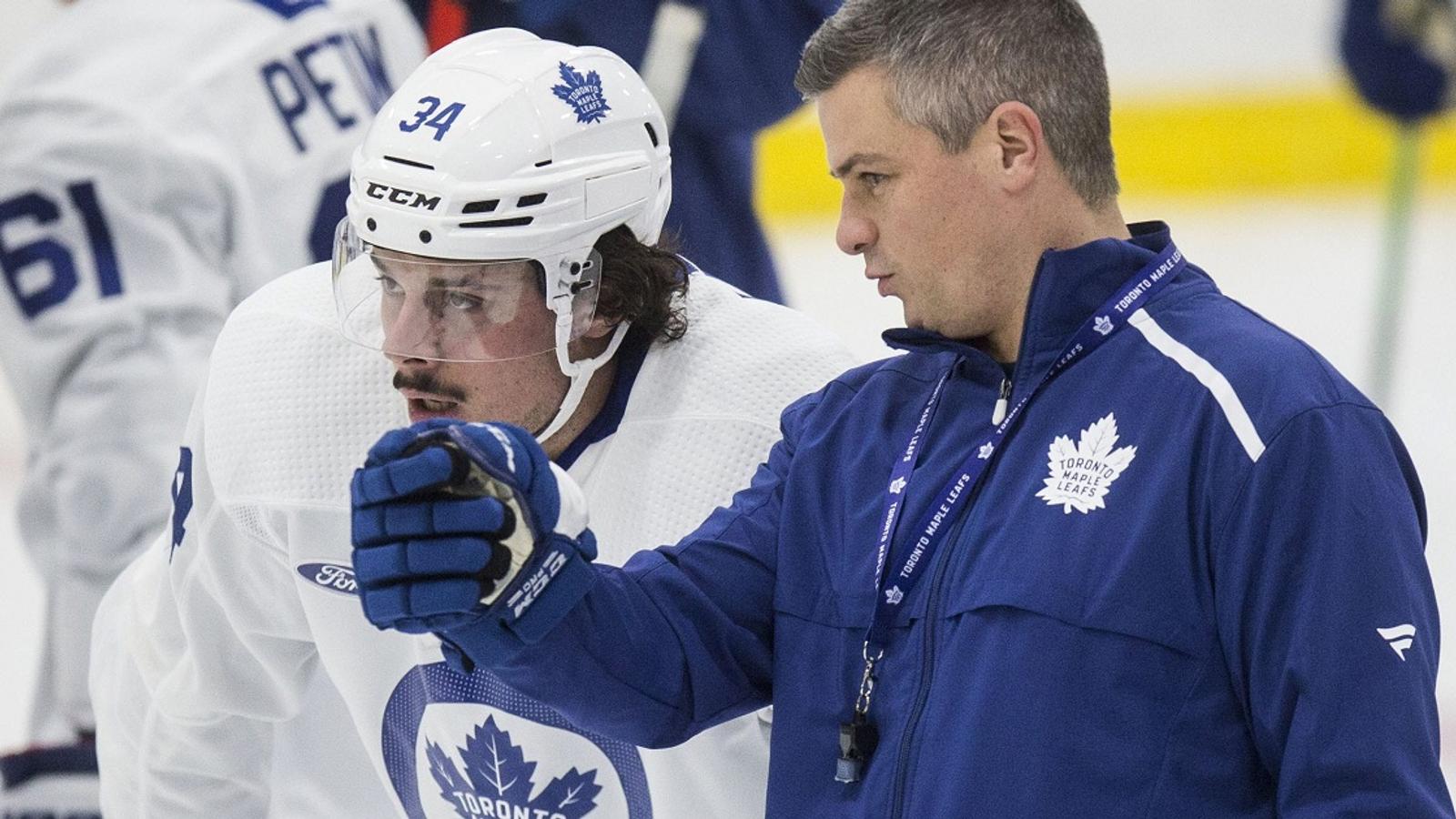 Maple Leaf leaves practice in Sweden early due to injury.