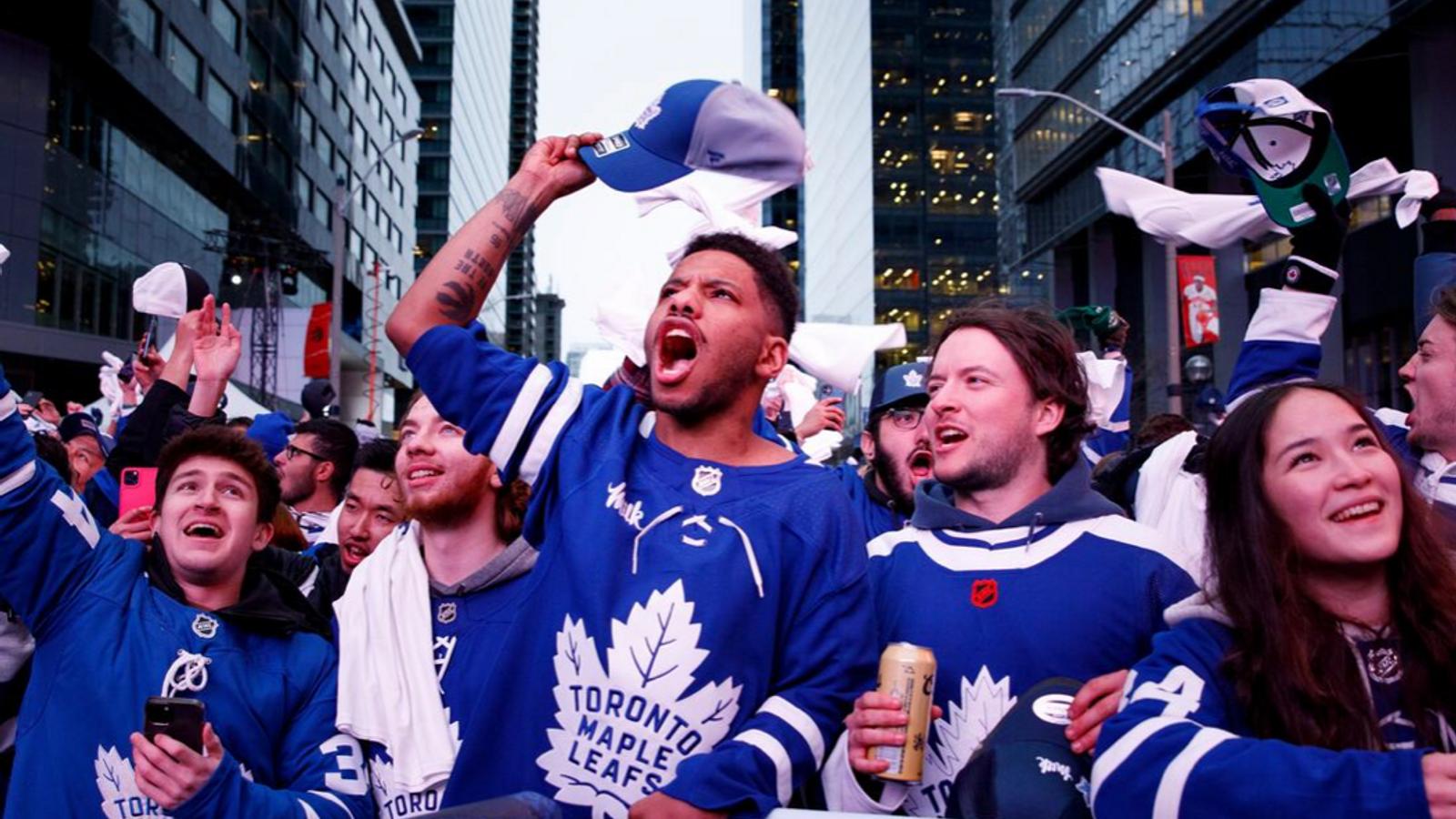 Maple Leafs fans lead the NHL in one particular category 