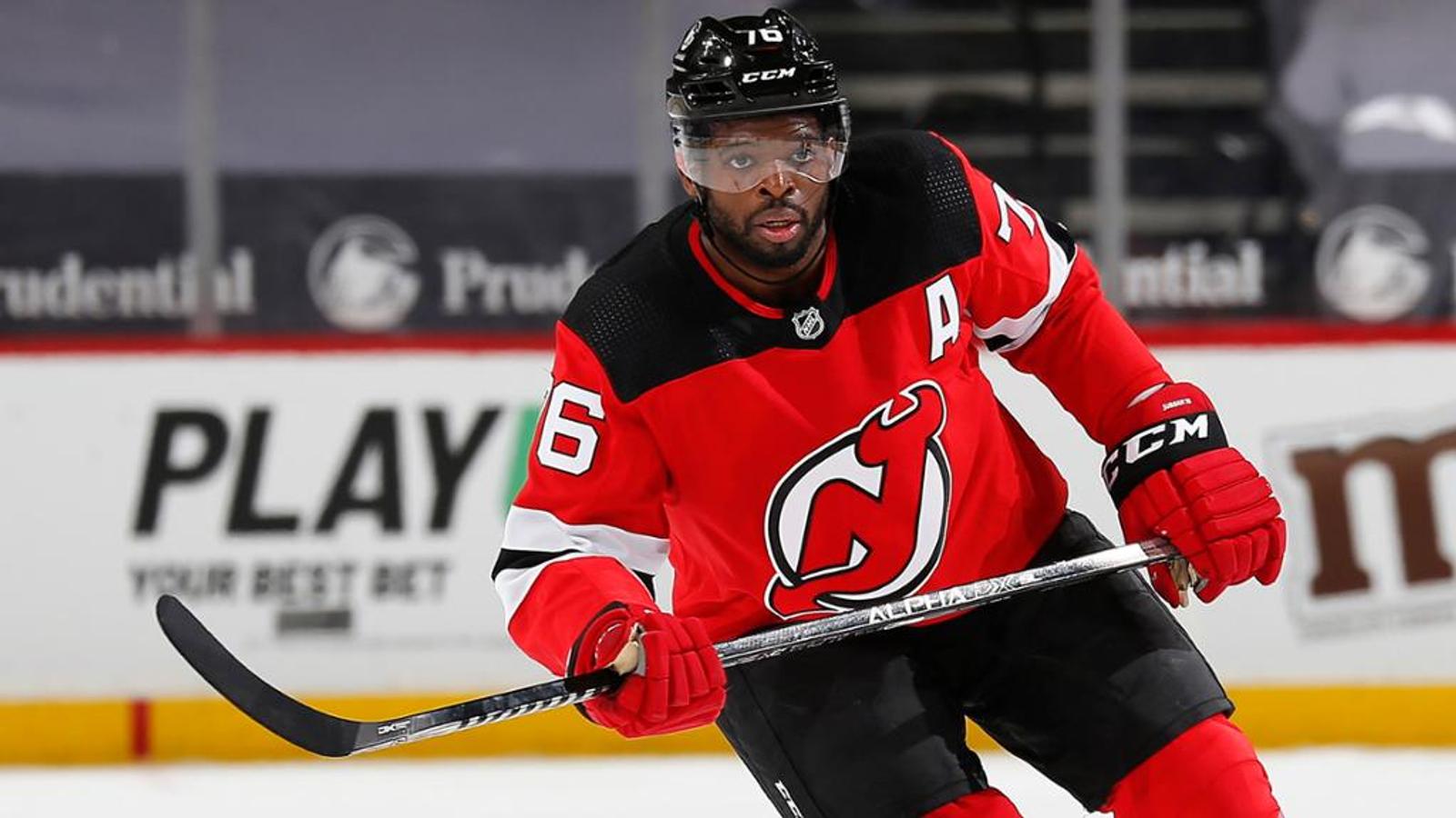 P.K. Subban takes significant blow on free agent market