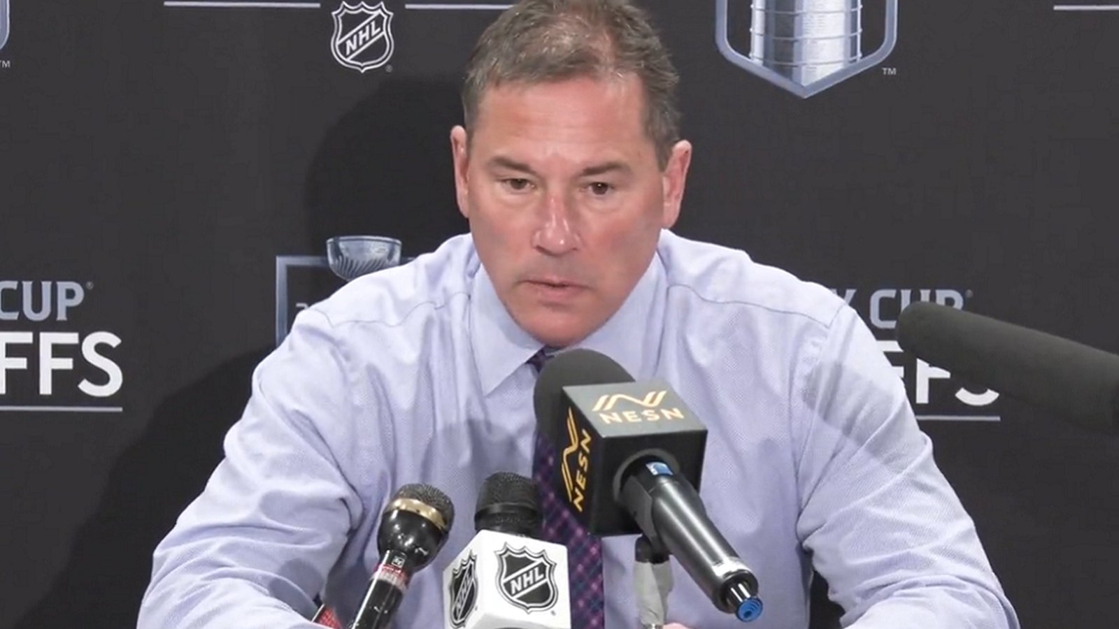 Bruce Cassidy talks Zdeno Chara, Patrice Bergeron, and his return to TD Garden.