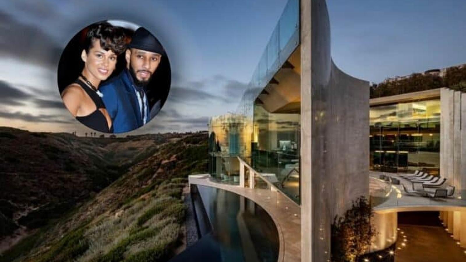 Cette impressionnante demeure moderne appartient à la chanteuse Alicia Keys et son conjoint Swizz Beatz