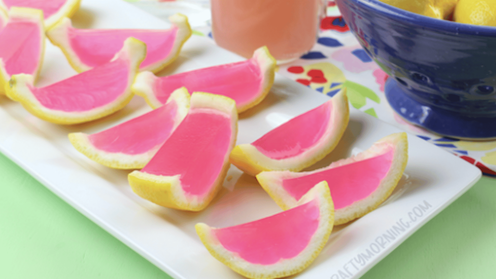 Super Jello Shots à la limonade rose