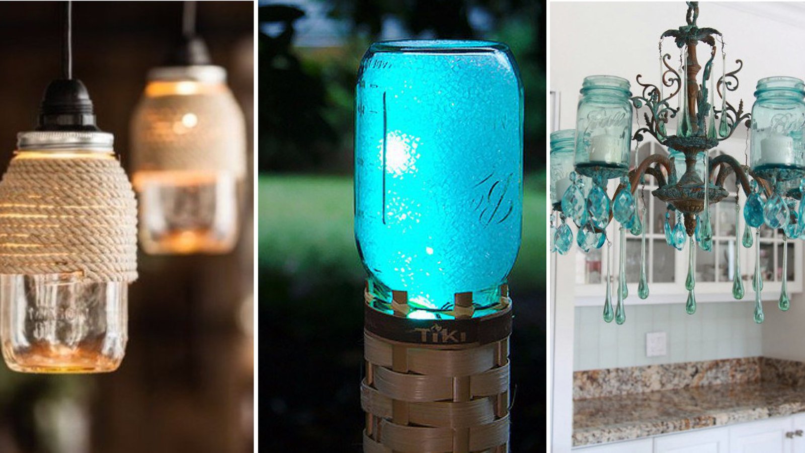 20 idées pour créer un éclairage design à partir de pots Mason