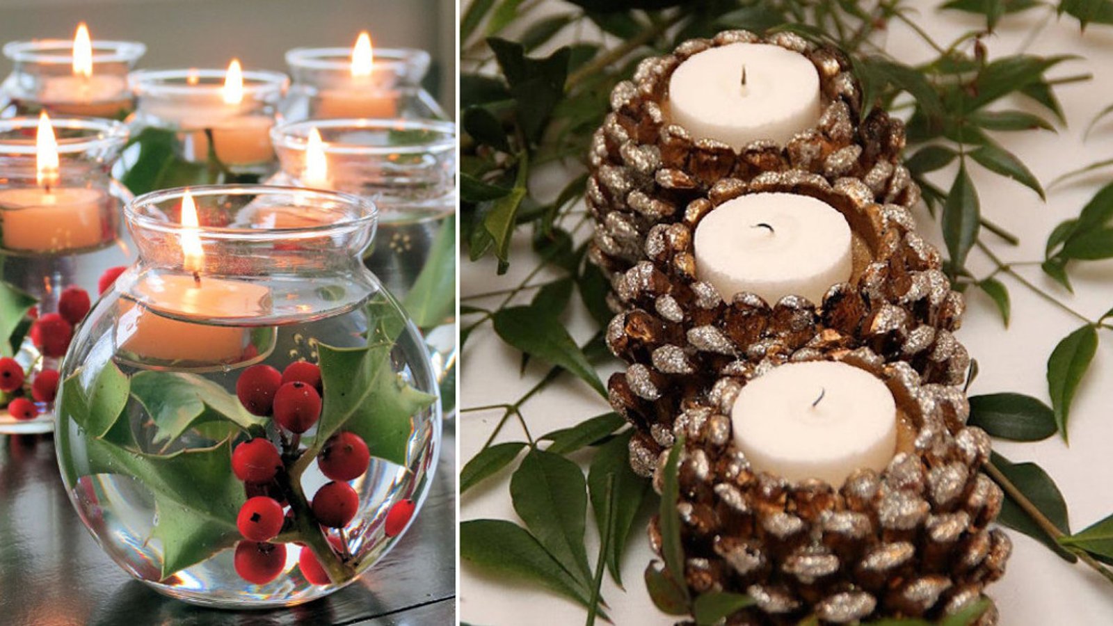 14 porte-bougies à faire soi-même pour se mettre dans l'ambiance de Noël! 