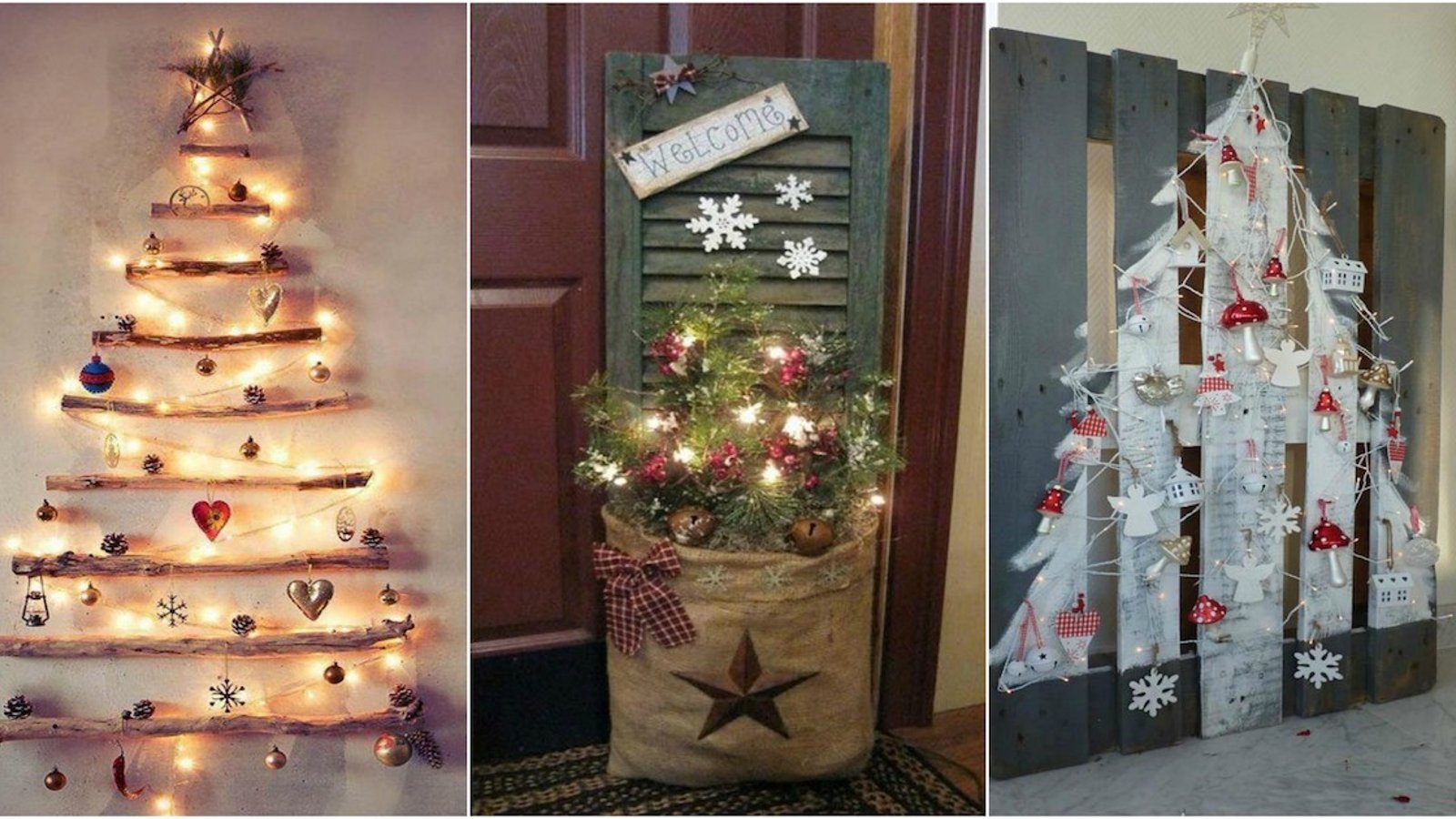 14 décorations de Noël fabriquées à partir de vieux morceaux de bois