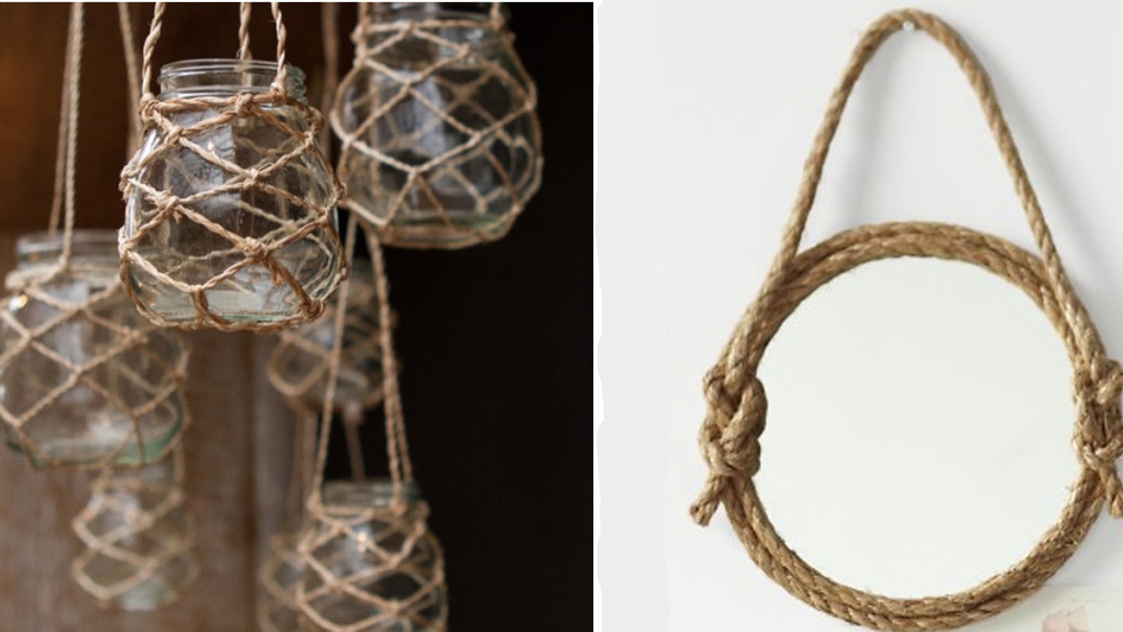 14 idées déco à faire soi-même avec de la corde pour créer une ambiance une unique à la maison! 