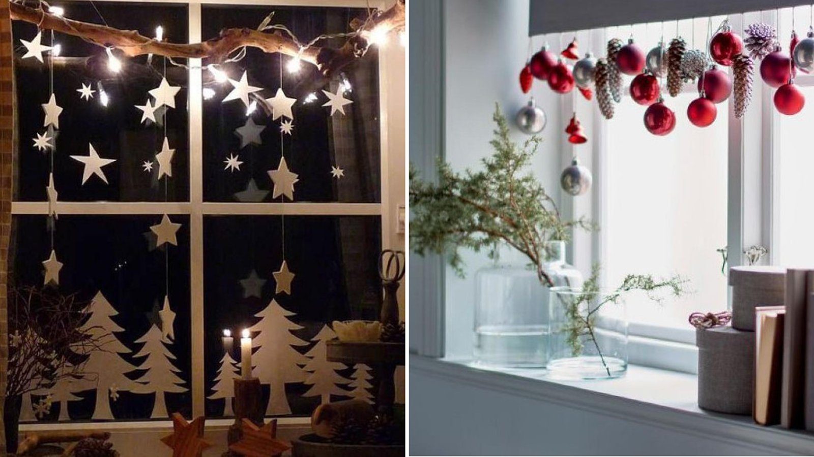 16 décorations de Noël faciles à réaliser qui orneront les fenêtres de votre maison