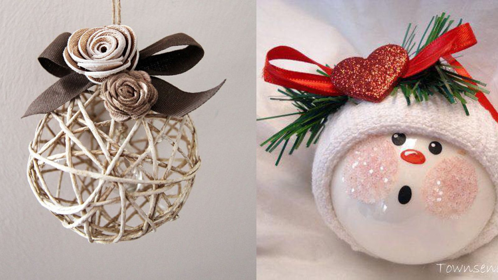 20 modèles de boules de Noël à bricoler pour décorer votre sapin