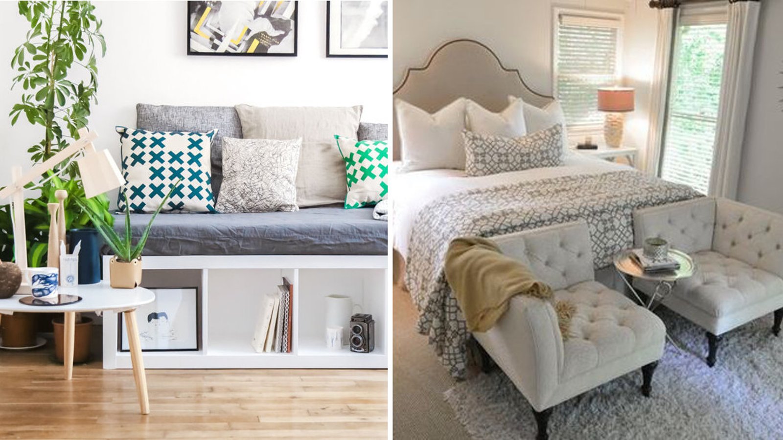 20 charmantes façons de décorer un pied de lit pour créer une belle ambiance