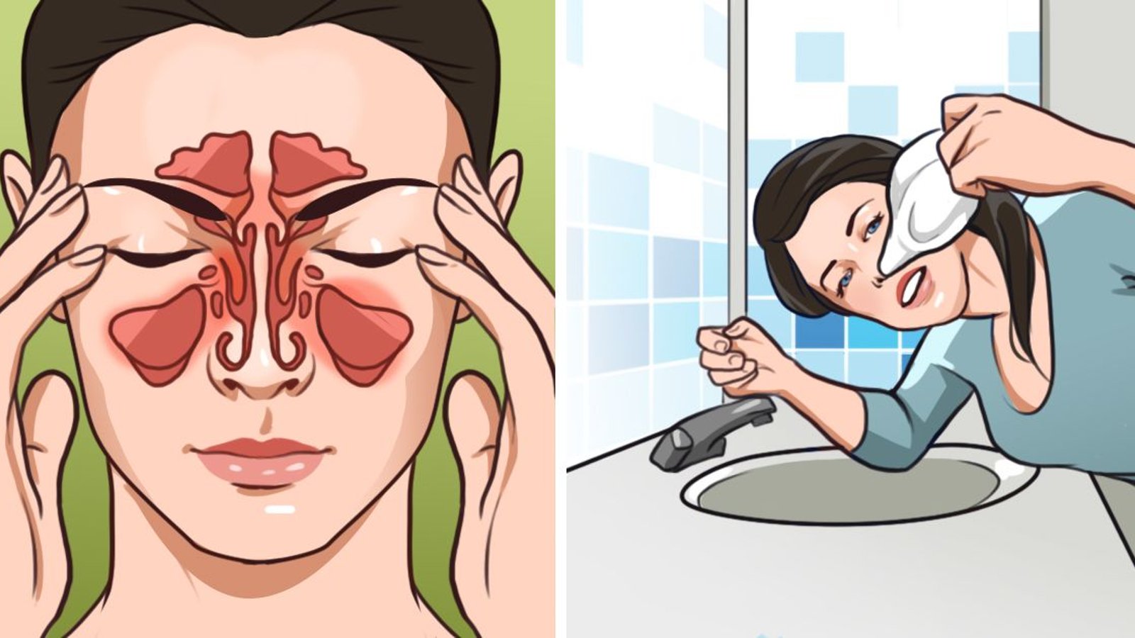 8 remèdes maison pour soigner les sinus bloqués 