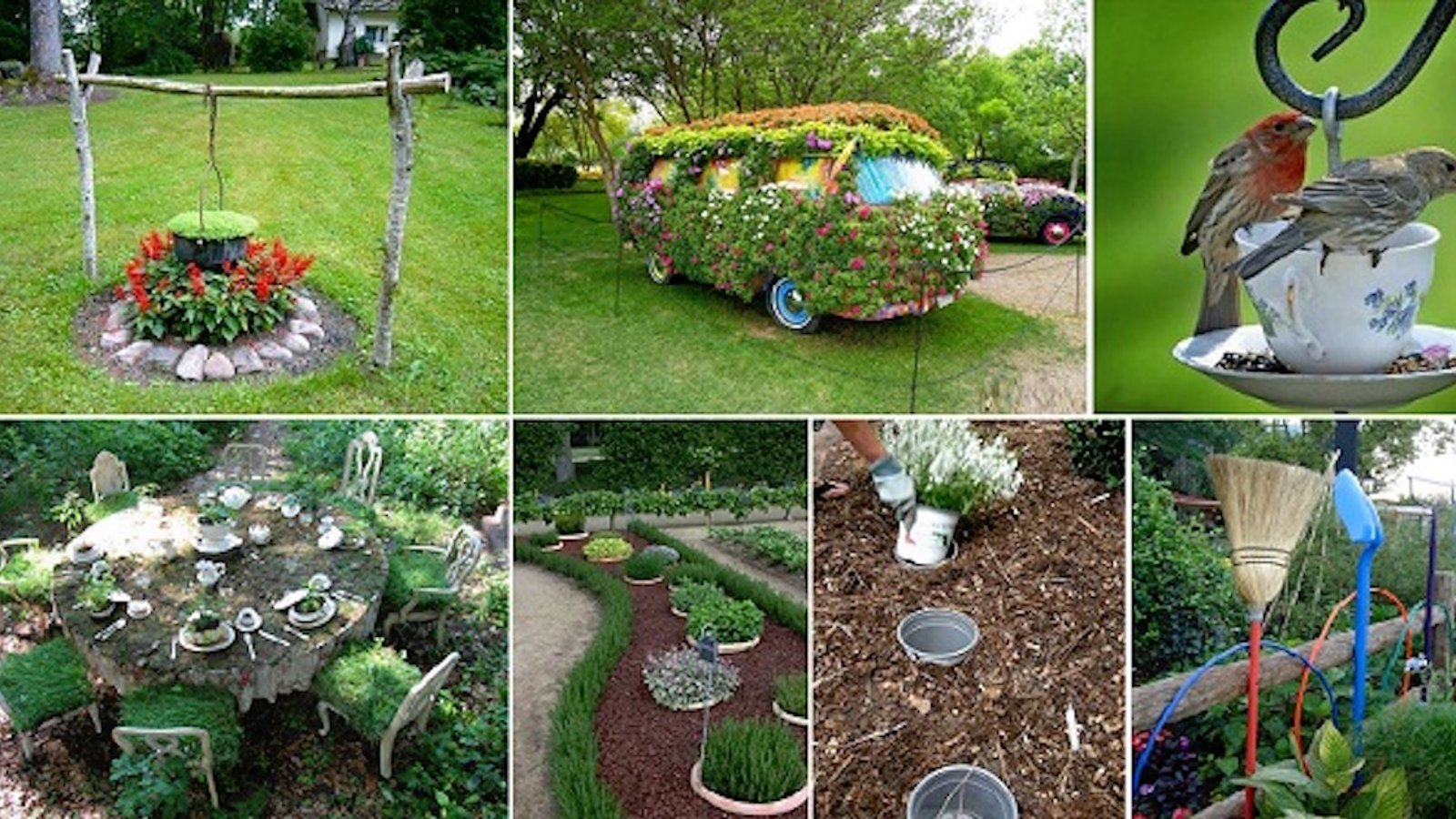 20 idées créatives pour apporter une touche de « Wow! » à votre jardin cet été!