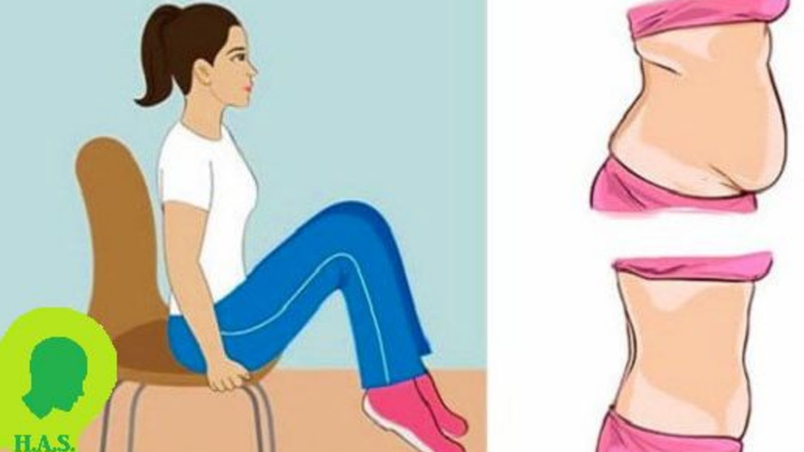 Pour un ventre plat et ferme, faites ces 5 exercices… assis sur une chaise!