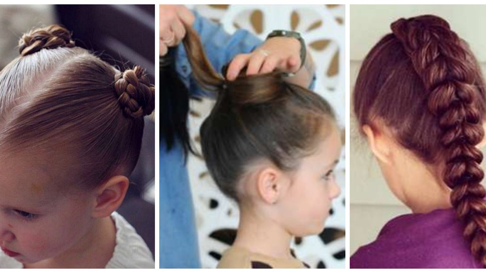 11 coiffures faciles à réaliser et vraiment super mignonnes pour petites filles!