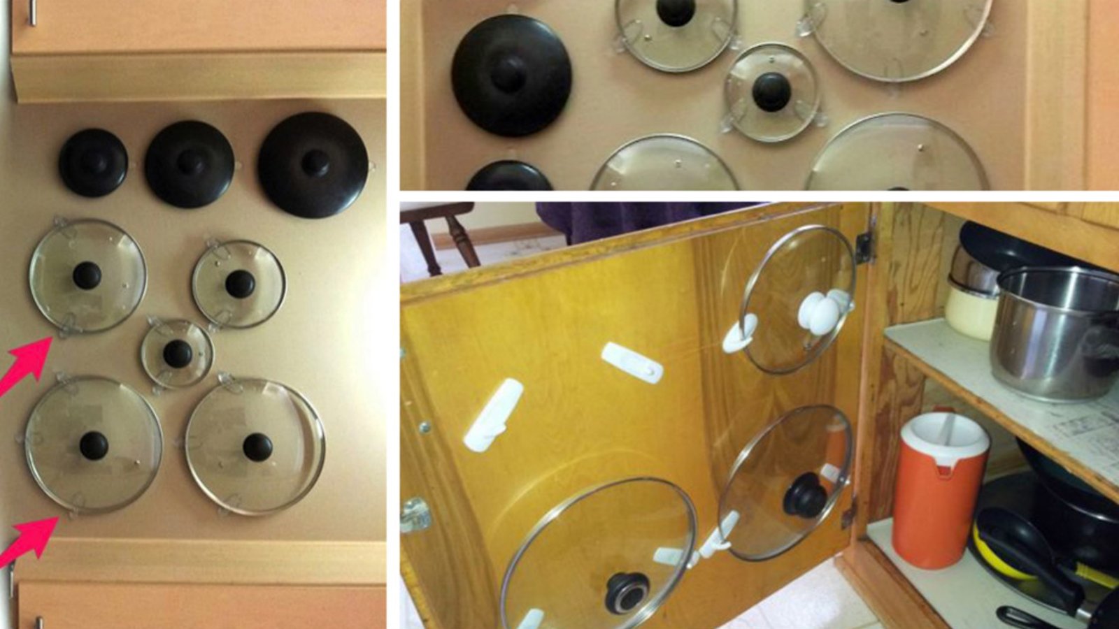 5 façons de ranger les couvercles de casseroles pour faire de la place dans vos armoires!