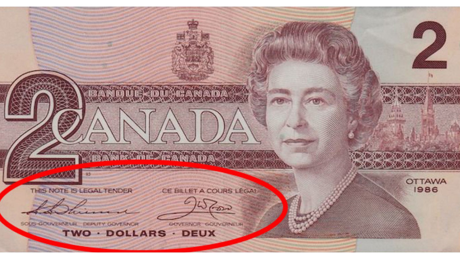 Avez-vous gardé des vieux billets de banque canadiens? Ce billet de 2 $ pourrait valoir 10 000 $!