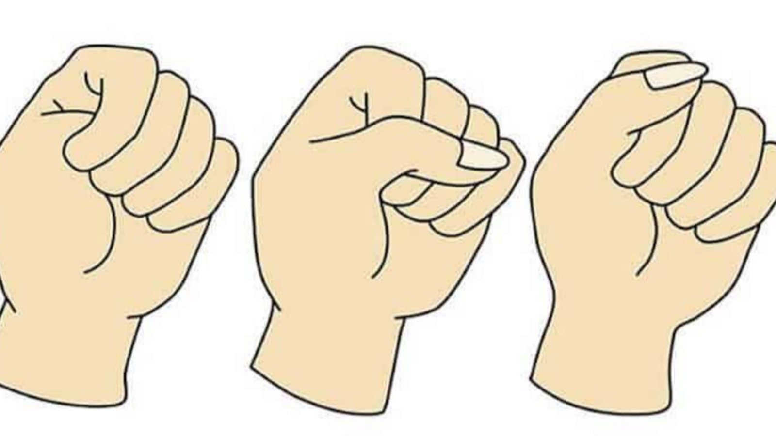 Quand vous fermez la main en poing, cachez-vous votre pouce sous vos doigts? Savez-vous ce que ça veut dire?