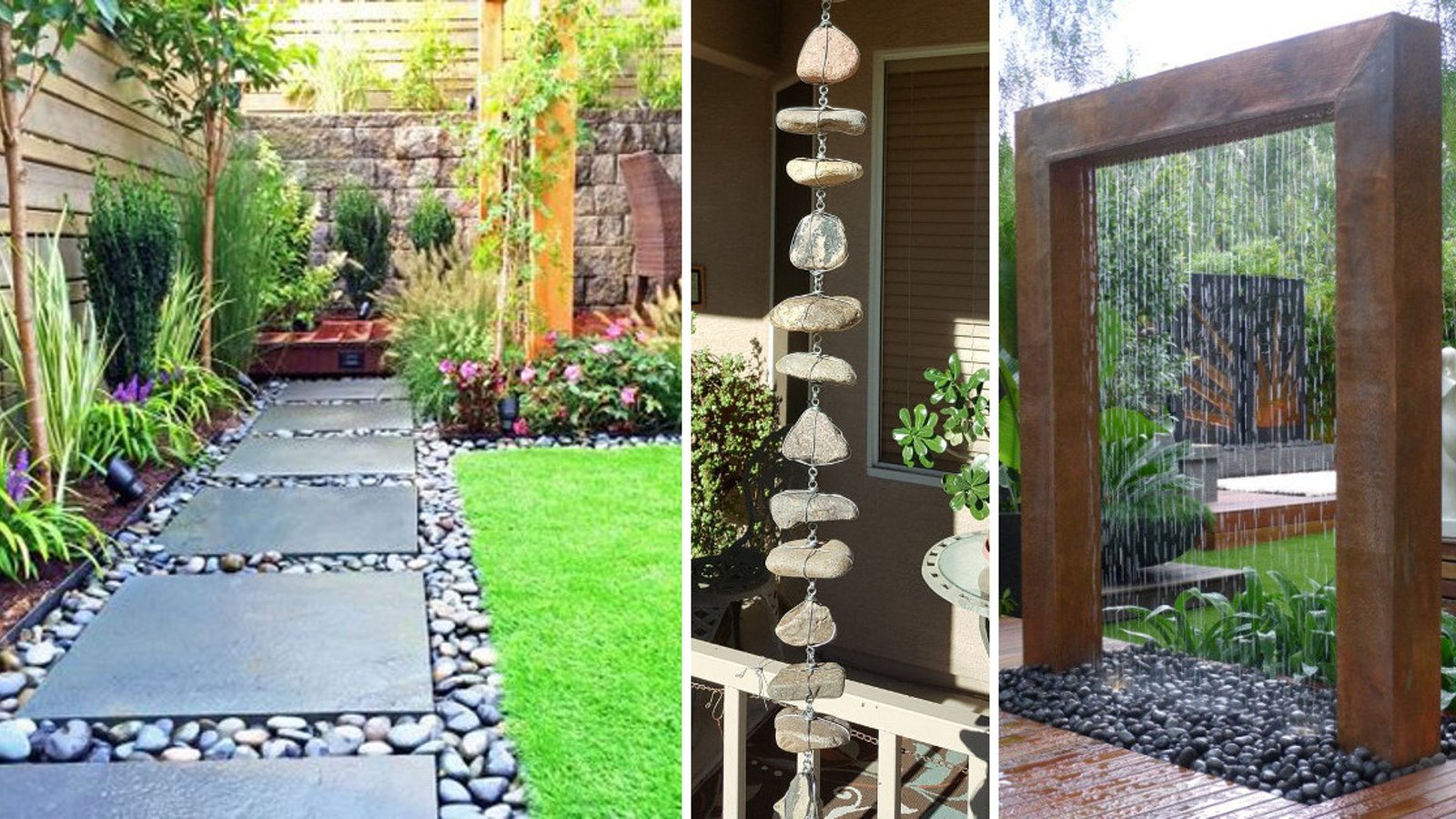10 merveilleuses idées pour décorer votre jardin avec des pierres de rivière 