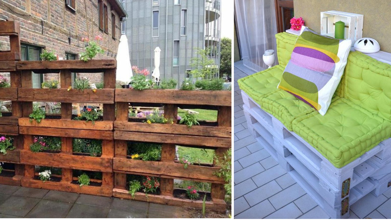 18 idées très inspirantes pour décorer votre jardin avec des palettes de bois 