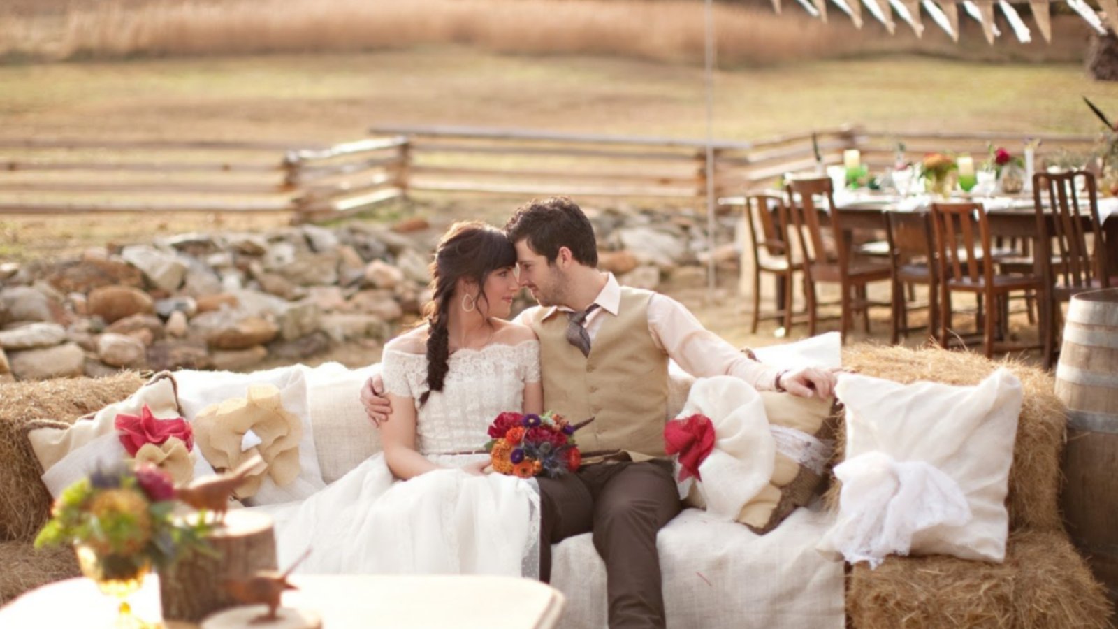 Les 14 plus belles décorations de mariage champêtre à faire vous-mêmes