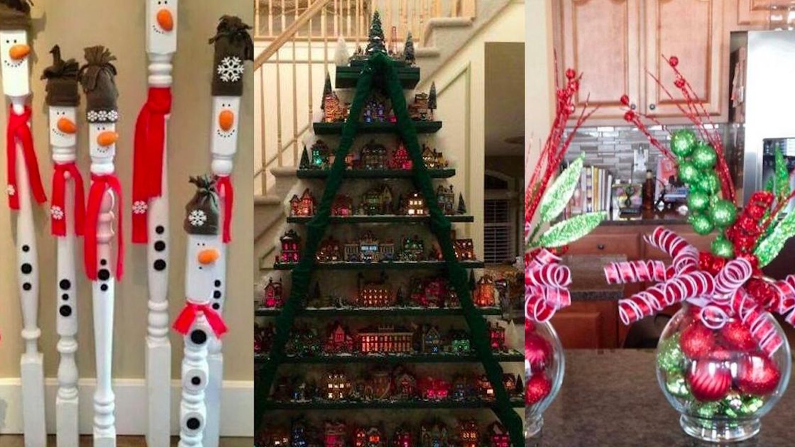 12 idées de décorations de Noël plus géniales les unes que les autres!