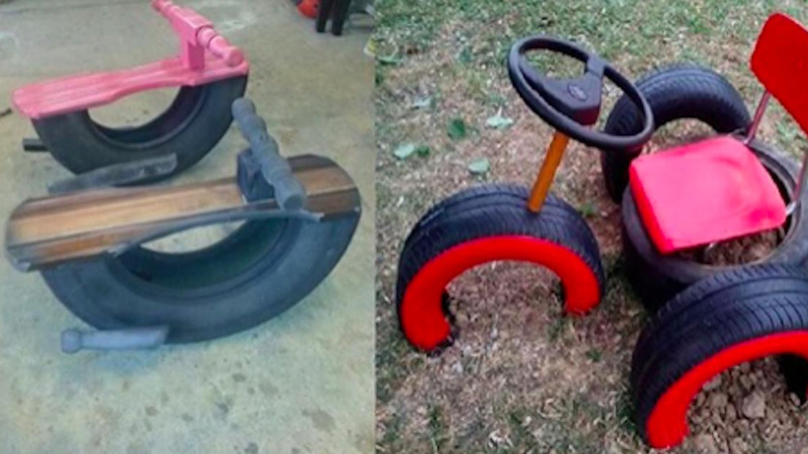 9 idées pour créer des jeux pour enfants à partir de pneus usagés