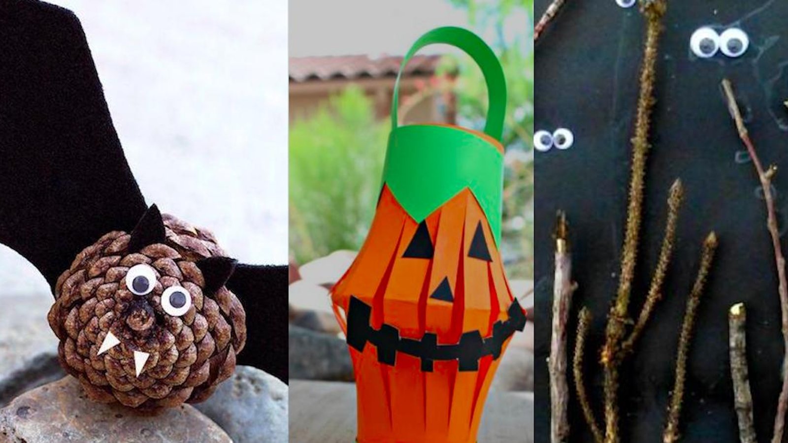 13  bricolages d’Halloween sans dégâts à faire avec les enfants