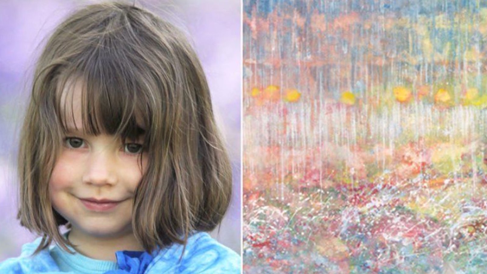 Cette petite fille autiste s'exprime admirablement bien via la peinture
