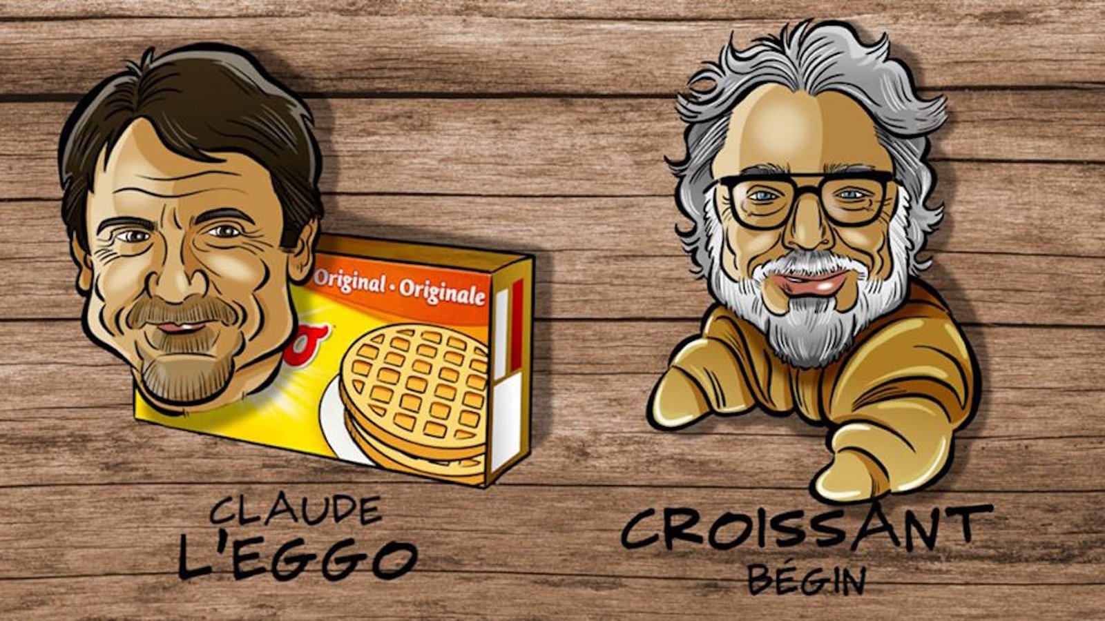 Des chandails humoristiques mettant en vedette des artistes québécois pour promouvoir l’alimentation locale