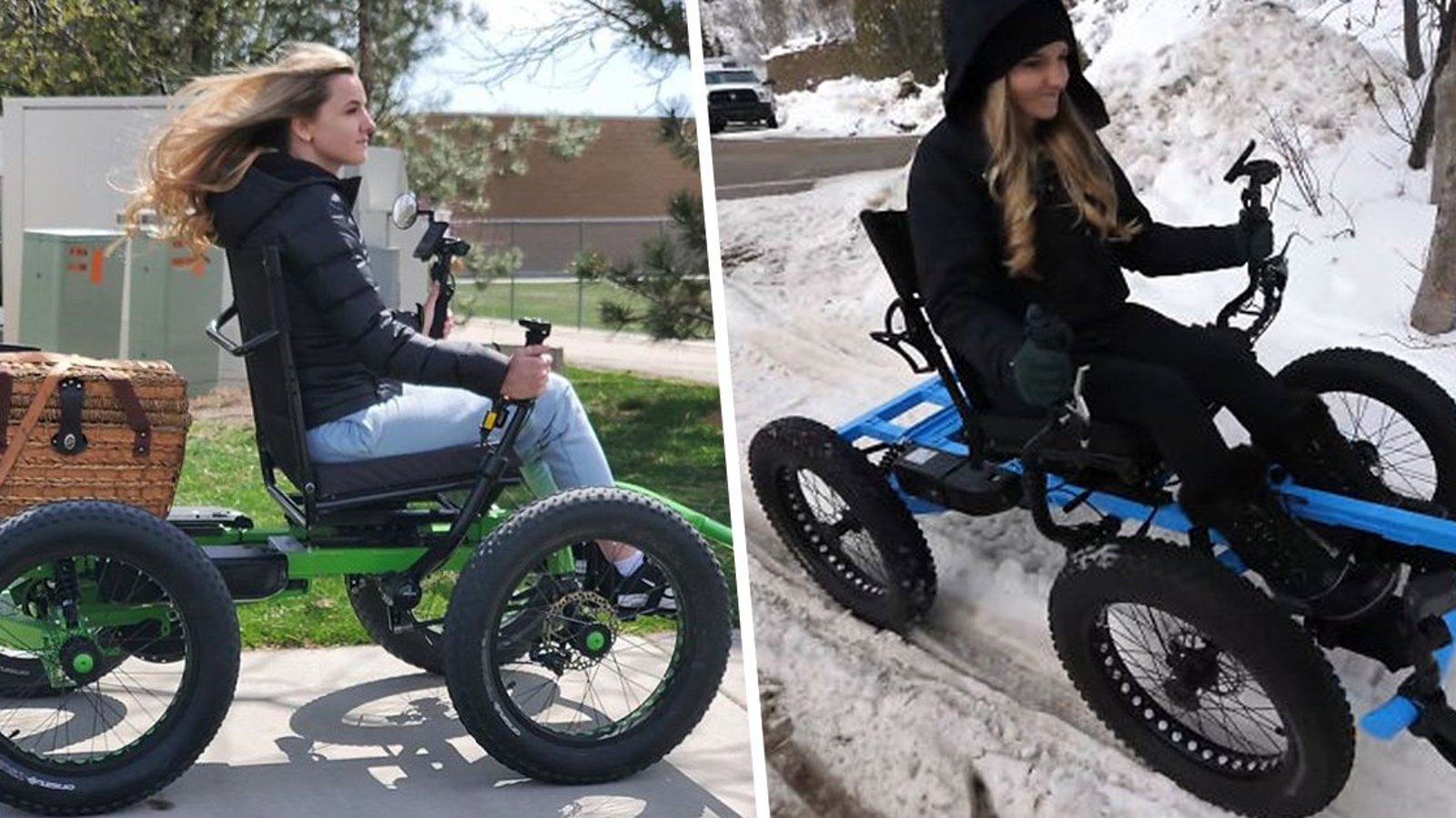 Il crée un fauteuil roulant  tout-terrain pour permettre à sa conjointe d’aller  partout