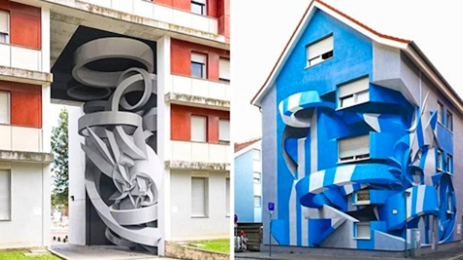 Il peint en 3D sur des bâtiments et les résultats sont hallucinants!