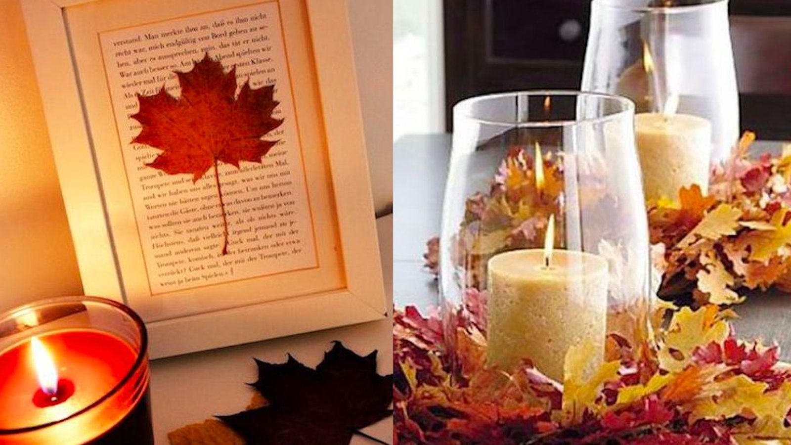 18 décorations DIY à faire avec des feuilles d'automne