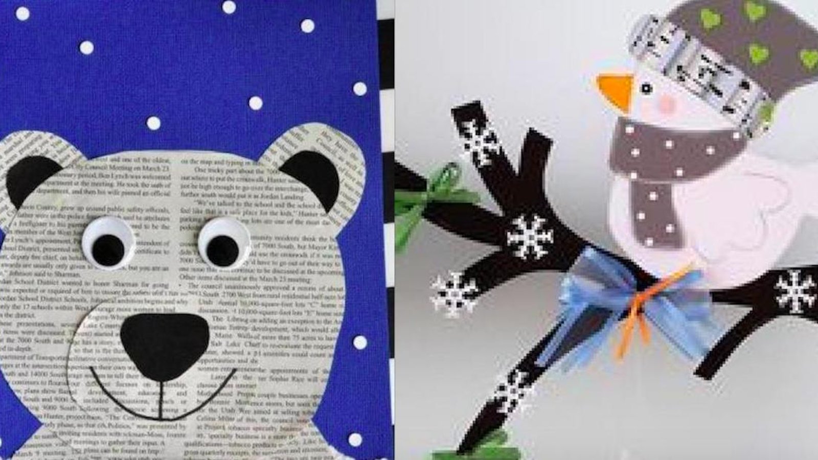 20 bricolages hivernaux à faire avec les enfants (ou pas!)
