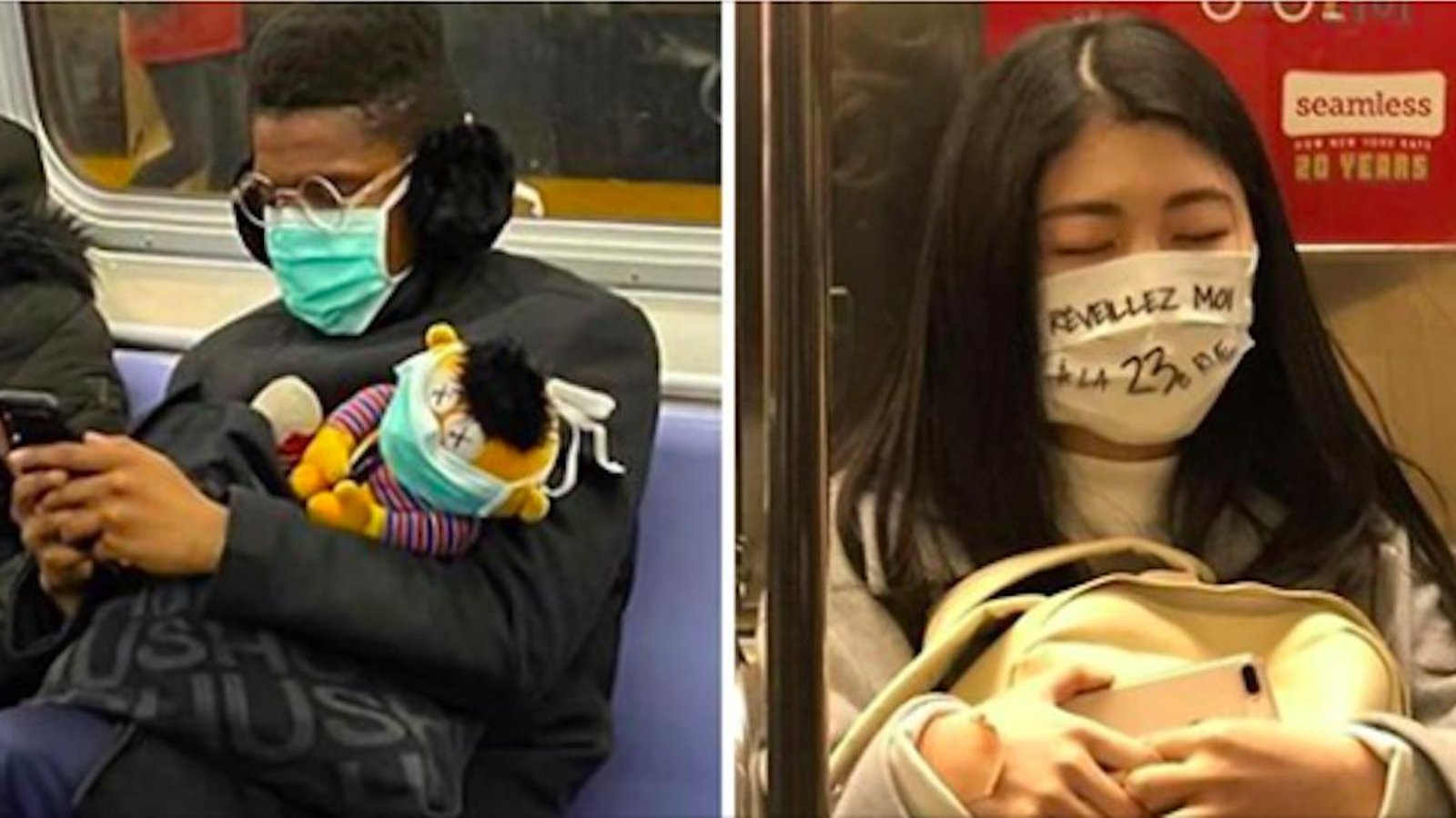 22 masques étranges qui ont été vus dans le métro