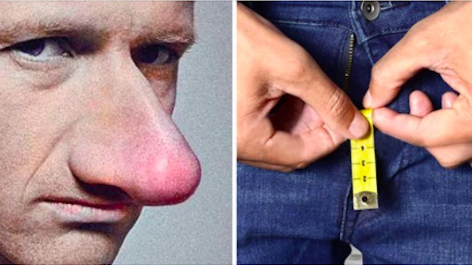 Une étude révèle que les hommes qui ont un grand nez auraient aussi un plus grand membre dans le pantalon