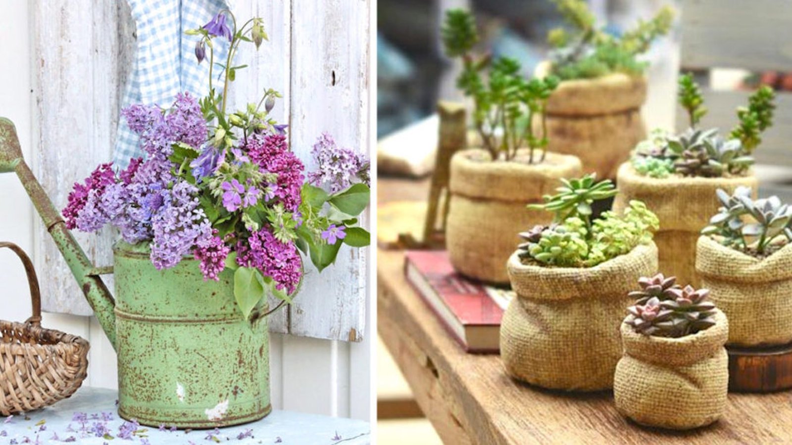 C'est tendance: des pots à fleurs qui n'en sont pas!