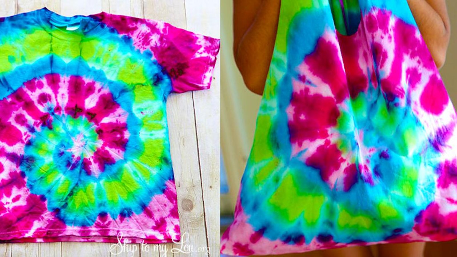 Comment faire un beau sac tie-dye pour l’été, avec un simple t-shirt
