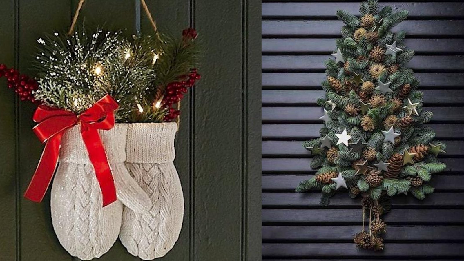 14 idées de décorations de Noël pour le terrain et le balcon