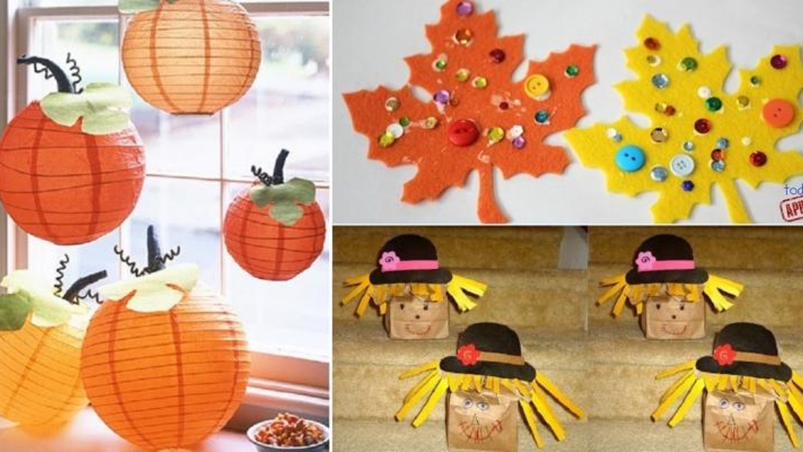 8 Magnifiques bricolages à faire avec les enfants pour célébrer les belles couleurs de l'automne! 