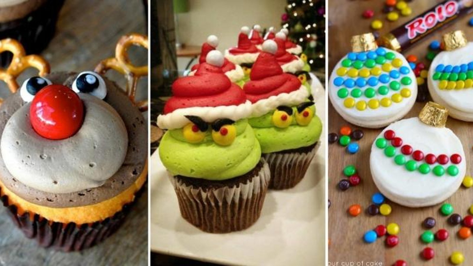10 Magnifiques Cupcakes de Noël, super faciles à réaliser! Et quelle douille utiliser! 