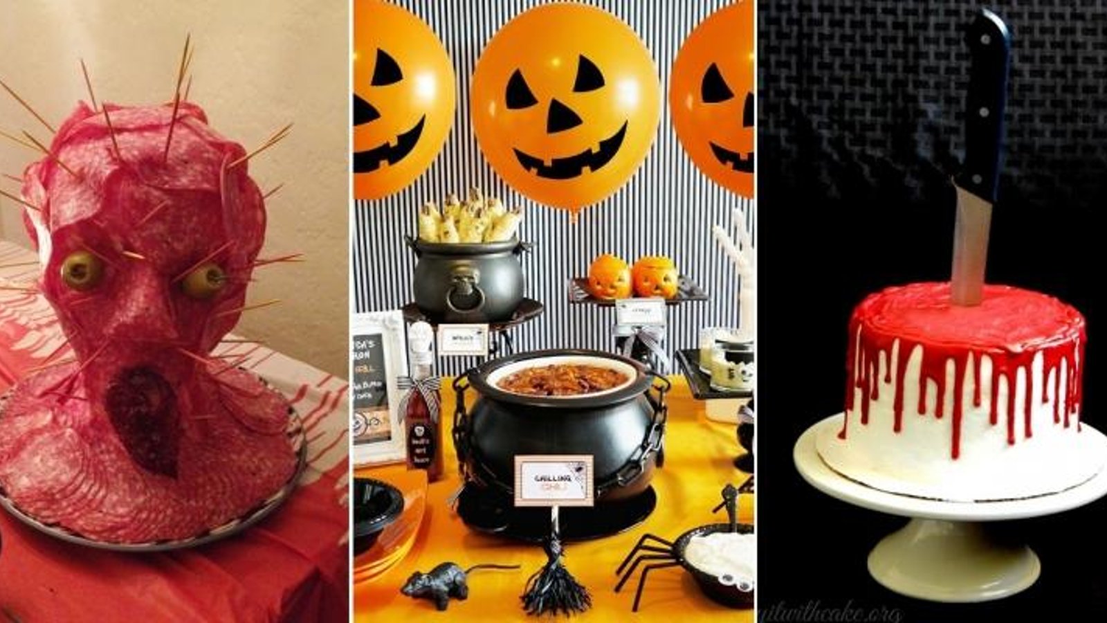 20 nouvelles idées pour votre table de buffet d'Halloween! 